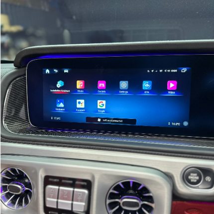 Mercedes-Benz G-Class W464 Android head unit upgrade, compatible with G63 and G350, custom G-Wagon infotainment system