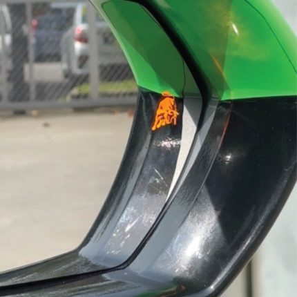 Blind Spot Monitoring System for Lamborghini Huracán — Custom Logo Mirror Glass - Car Detected