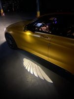 Logo Projector Side Mirror - Puddle Light (Mercedes Benz) (C-Class GLC) - Wings