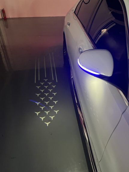 Logo Projector Side Mirror - Puddle Light (Mercedes Benz) C S GLC - Shooting Star