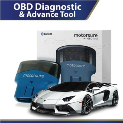 MOTORSURE OBD diagnostic and coding tool for Lamborghini — developed in collaboration with DMP Car Design.
