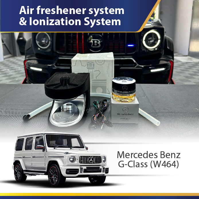 Air freshener system & Ionization system for Mercedes Benz G-Class W464.