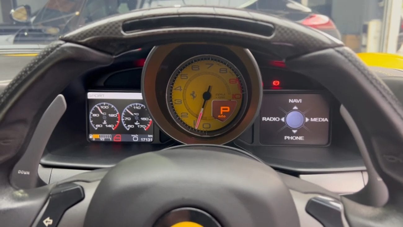Ferrari 458 instrument cluster screen replacement
