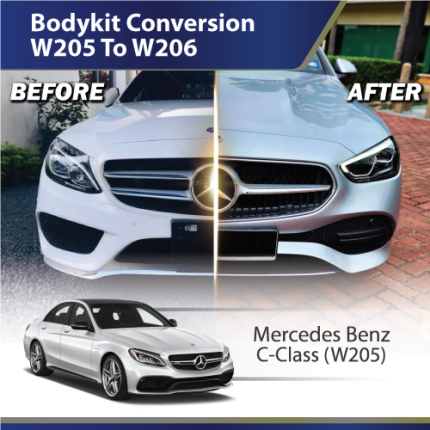 W206 Full Bodykit Conversion (W205) Mercedes C-Class