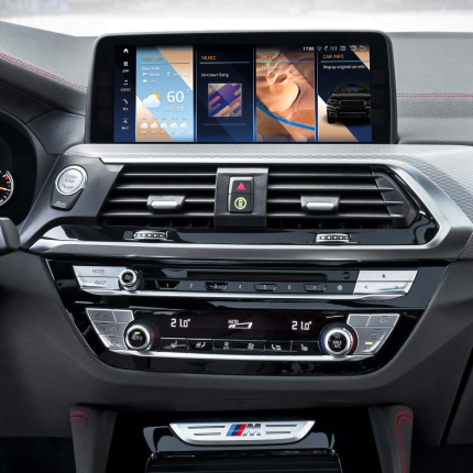 Android Widescreen Touch Screen (G01 G02) BMWi X3 X4 Series - Home screen