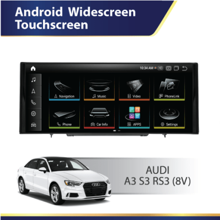 8V A3 R3 RS3 DMP Audi Android screen
