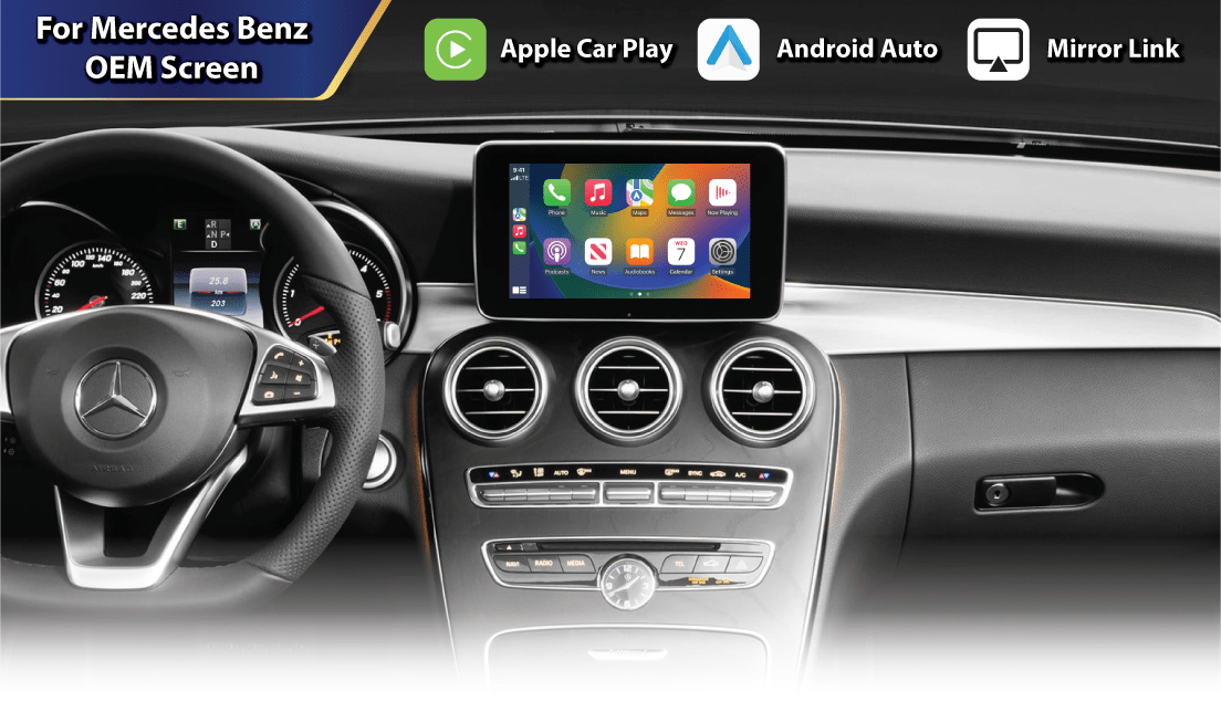 Apple Carplay and android auto for Mercedes benz