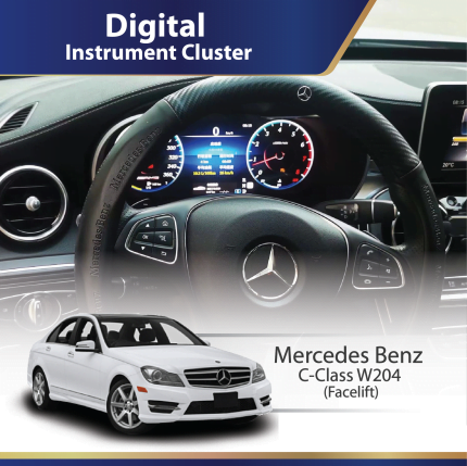Digital Instrument Cluster (Mercedes Benz) C-Class (W204 Facelift)
