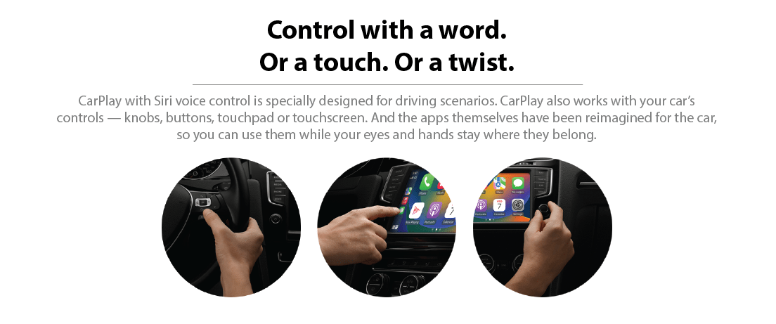 Control with words with Siri