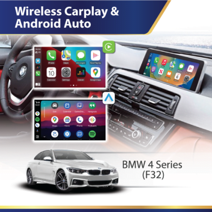 BMW F32 4 Series Android auto and apple carplay