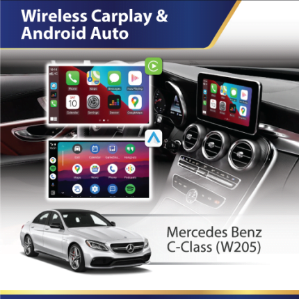 W205 C-Class Android auto and apple carplay