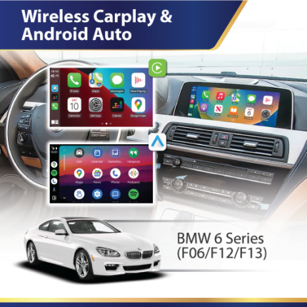 BMW 6 Series F13 Android auto and apple carplay