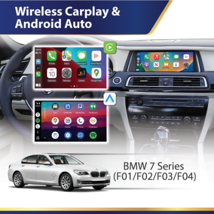 BMW 7 Series F04 Android auto and apple carplay