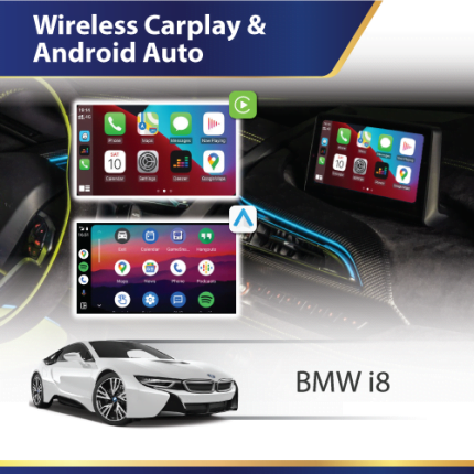 BMW i8 Android auto and apple carplay