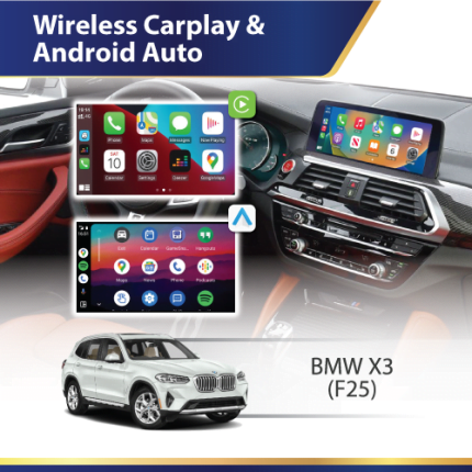 BMW X3 F25 Android auto and apple carplay