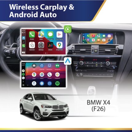 BMW X4 F26 Android auto and apple carplay