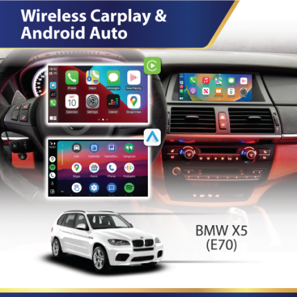 BMW X5 E70 Android auto and apple carplay