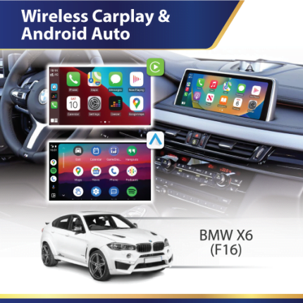 BMW X6 F16 Android auto and apple carplay