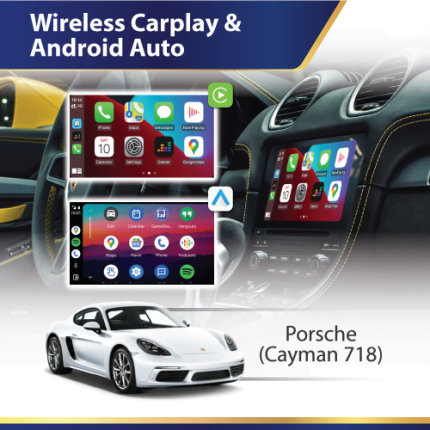 DMP Wireless Carplay & Android Auto Porsche Cayman 718