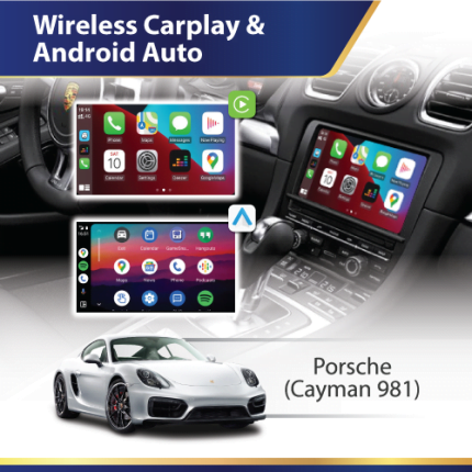 DMP Wireless Carplay & Android Auto Porsche Cayman 981