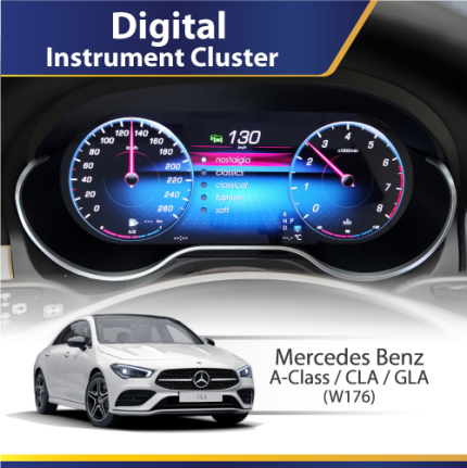 Digital Cluster For W176 A-Class, CLA & GLA