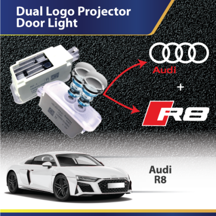 Dual Mode Laser Projector Door Logo Light (Audi R8)