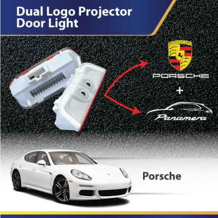 Dual Mode Laser Projector Door Logo Light (Porsche)
