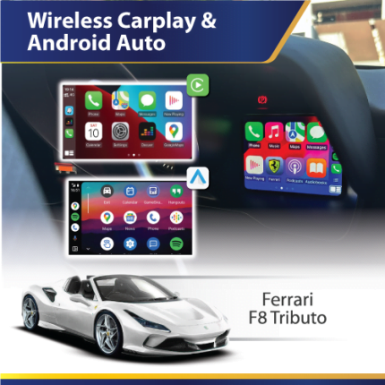 Ferrari F8 Tributo Wireless Carplay And Android Auto