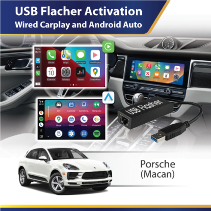USB Flasher Wired Carplay and Android Auto (Macan 95B.1) Porsche (2016-2019) PCM 4.0