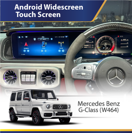 Mercedes-Benz G-Class W464 Android head unit upgrade, compatible with G63 and G350, custom G-Wagon infotainment system