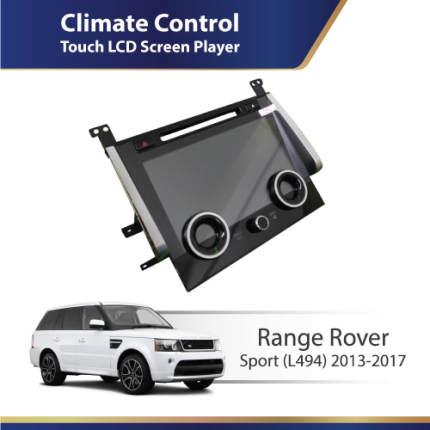 Range Rover Sport L494 touchscreen climate control panel upgrade with LCD display