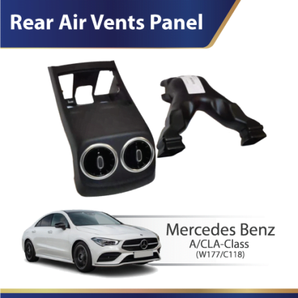 Mercedes W177 A-Class / CLA C118 rear air vents panel with OEM-style design
