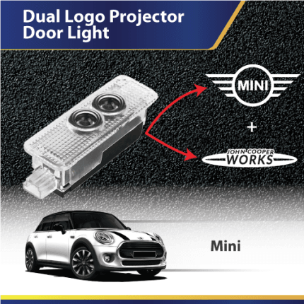 Dual Mode Laser Projector Door Logo Light (Mini)