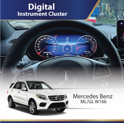 Mercedes-Benz W166 ML / GL Digital Instrument Cluster – OEM Style LCD Dashboard Upgrade
