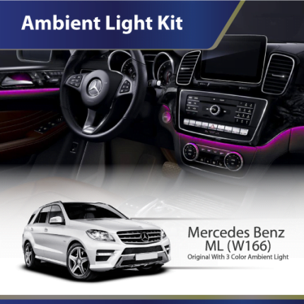 64-color ambient light upgrade kit for Mercedes W166 ML-Class