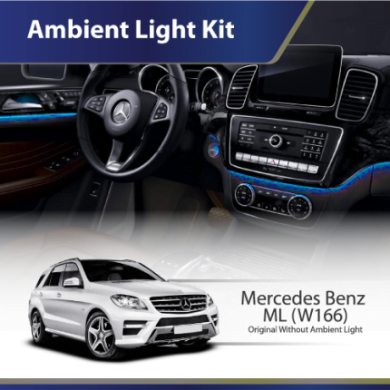 Ambient Light Kit (W166) Mercedes ML-Class (Original With 3 Color Ambient Light)