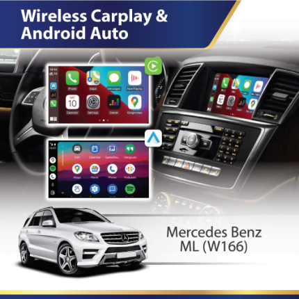 W166 ML Android auto and apple carplay