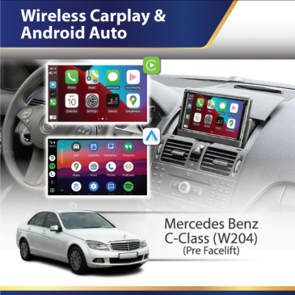 W204 C-Class Android auto and apple carplay