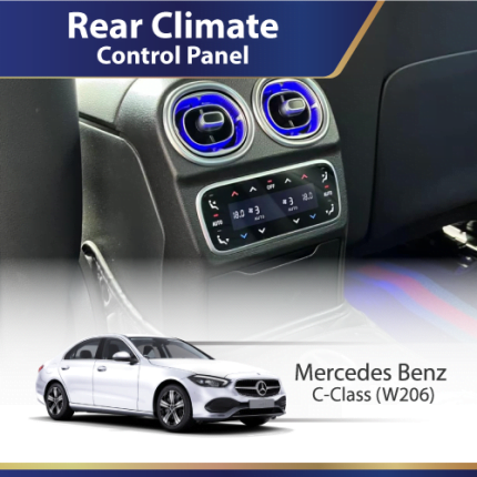 W206 Rear Climate Control Panel – DMP Car Design