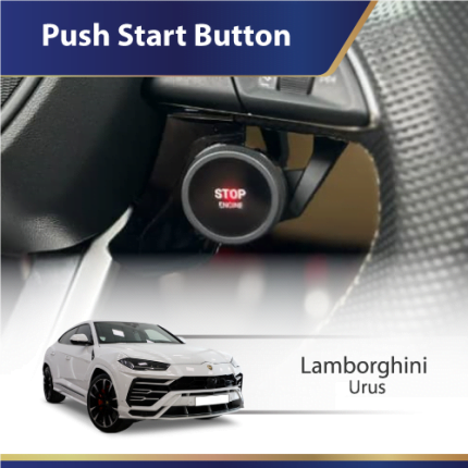 Lamborghini Urus OLED Push Start Button by DMP – Multifunction Steering Knob for Start, AC, and Ambient Light Control