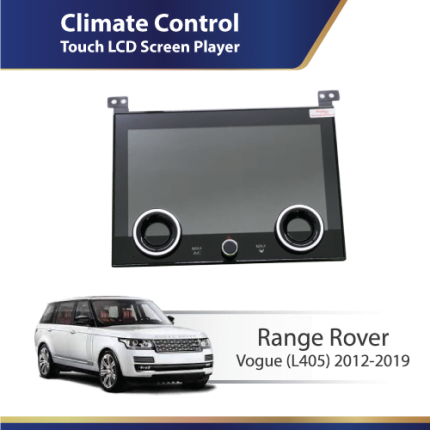 Range Rover Vogue L405 touchscreen climate control panel with LCD upgrade