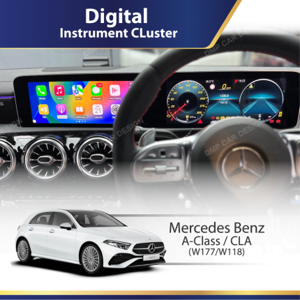 Mercedes W177 A-Class / CLA C118 digital instrument cluster OEM LCD upgrade