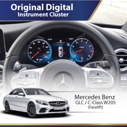 Mercedes W205 C-Class Facelift / GLC X253 OEM digital instrument cluster upgrade