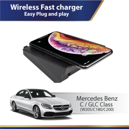 Mercedes W205 C-Class / GLC Hidden Wireless Charger