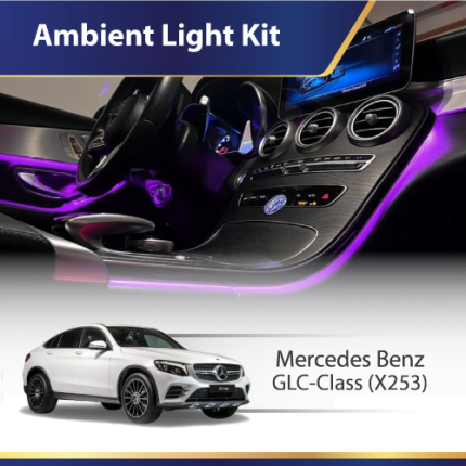 Mercedes X253 ambient light kit 64 color upgrade OEM style interior lighting