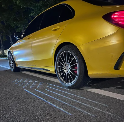Logo Projector Side Mirror - Puddle Light (Mercedes Benz) (C-Class GLC) - Star Light